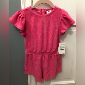 NWT Tucker & Tate Size 3T Pink Swim Coverup/Romper